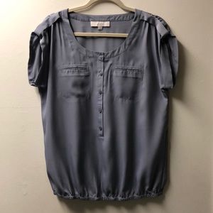 Never worn Loft short sleeve blouse
